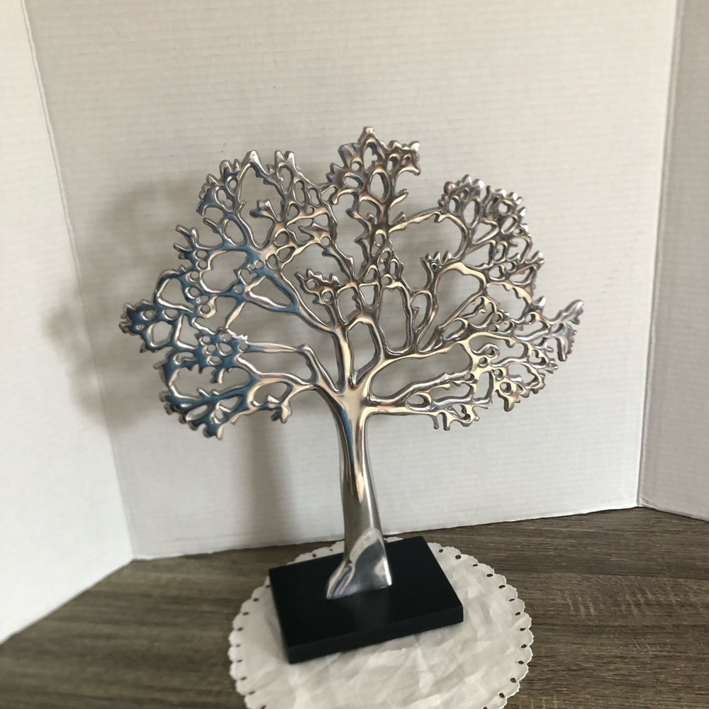 Silver Tree of Life Sculpture